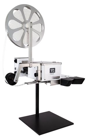 Bedford V1 bag closure machine with clip reel.